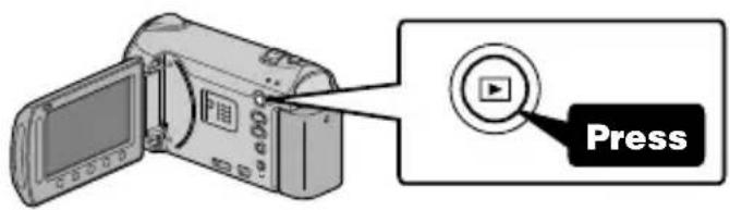 JVC GZHM320 - Select the playback mode. - 1