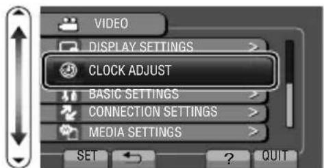 JVC GZHM320 - To reset the clock - 2