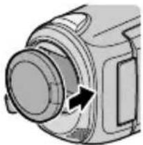JVC GZHM320 - Montaje de la tapa de la lente - 1