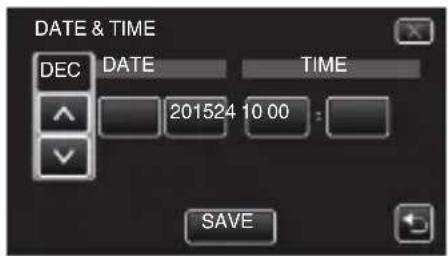 JVC GZR320 - Set the date and time. - 1
