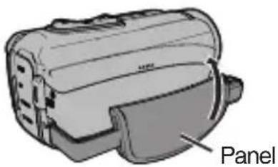 JVC GZR320 - Ajuste de la correa de mano - 1