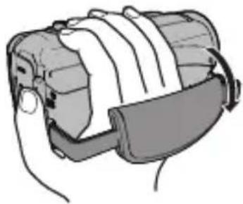 JVC GZR320 - Grip Belt Adjustment - 3