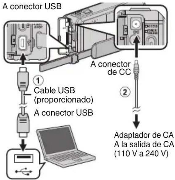 JVC GZVX705 - Preparación: - 1
