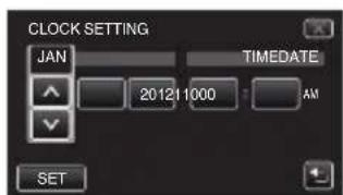JVC GZVX705 - Clock Setting - 3