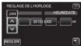 JVC GZVX705 - Régler l'horloge - 3