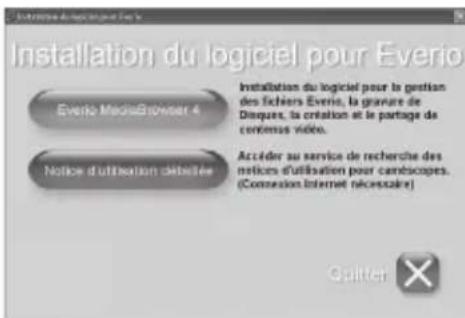 JVC GZVX705 - Sur le PC : - 1