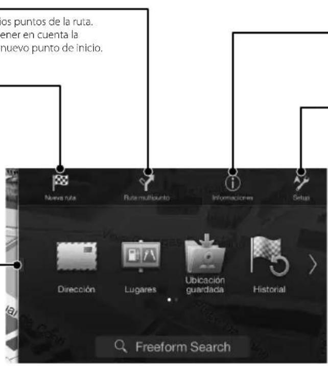 ALPINE INEW997DC - Menu de navigation - 1
