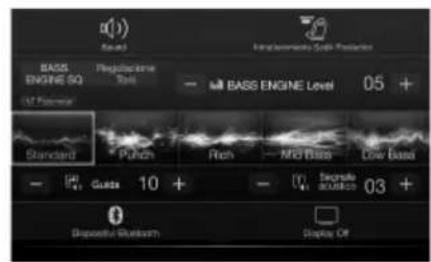 ALPINE INEW997DC - Passaggio alla schermata Sorgenti audio a una schermata specifica - 1