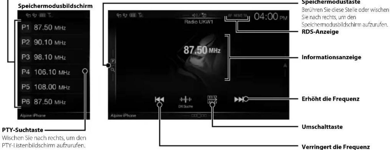ALPINE INEW997DC - Radio/RDS-Betrieb - 1