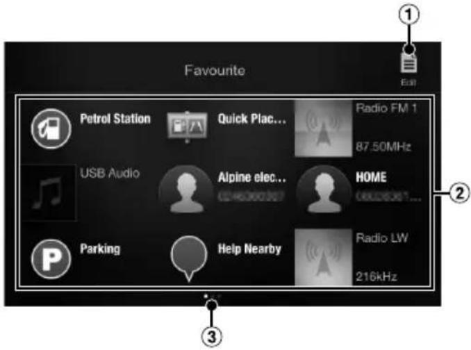 ALPINE INEW997DC - Favourite Function - 1