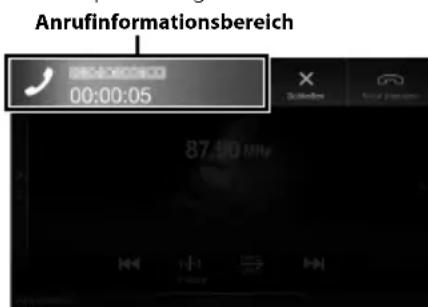 ALPINE INEW997DC - Berühren Sie den Mitteilungsbildschirm für eingehende Anrufe. - 1