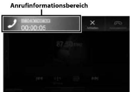 ALPINE X702DF - Annehmen eines Anrufs - 2
