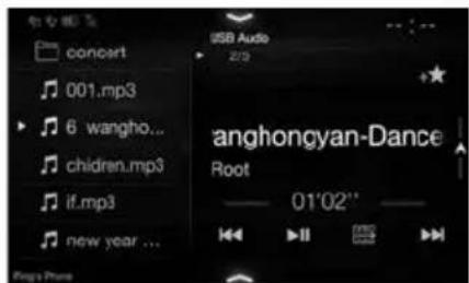 ALPINE X702DF - Pasar de la pantalla de fuentes de audio a una pantalla específica - 4