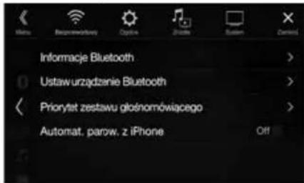 ALPINE X702DF - Dotknij przycisku [Ustaw urządzenie Bluetooth]. - 1