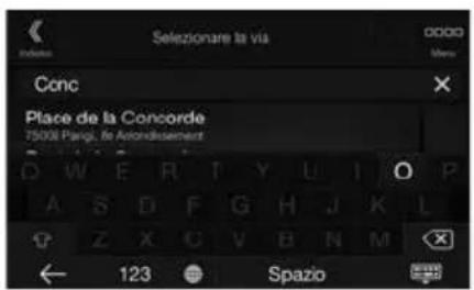ALPINE X702DF - Impostazione di una destinazione (solo X902D/X802D-U/INE-W710D) - 3