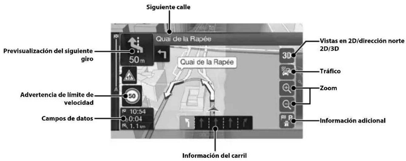 ALPINE X702DF - Funciones de mapas (X902D/X802D-U/INE-W710D solo) - 1