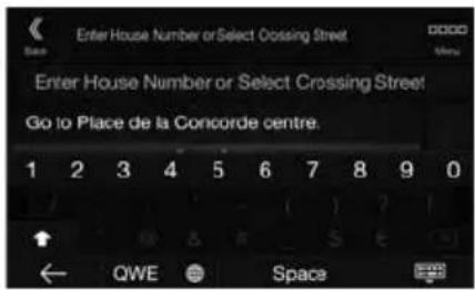 ALPINE X702DF - Setting a Destination (X902D/X802D-U/INE-W710D only) - 4