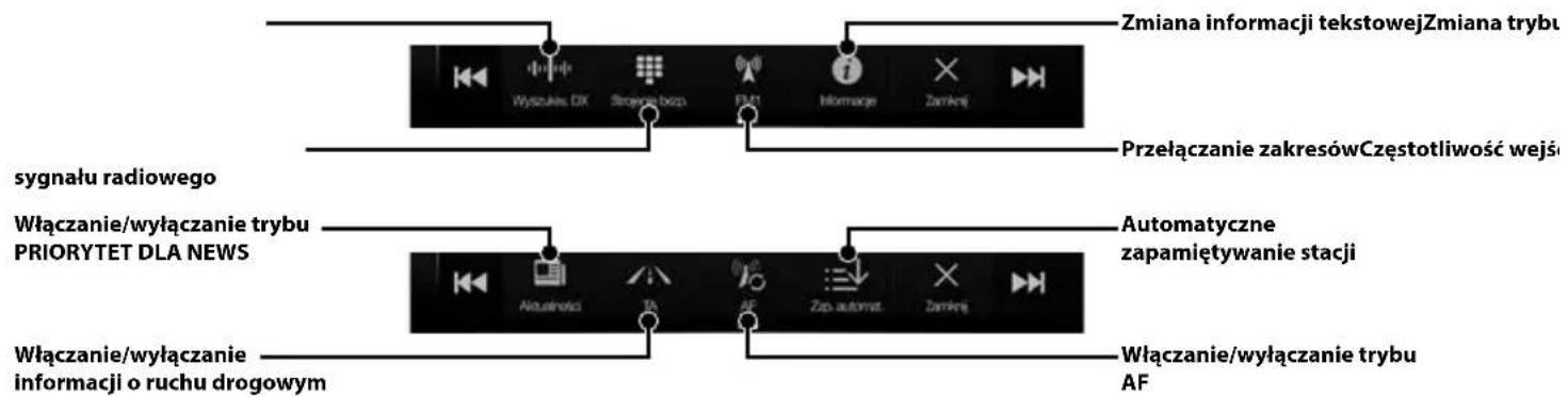 ALPINE X702DF - Obsługa Radio/RDS - 2