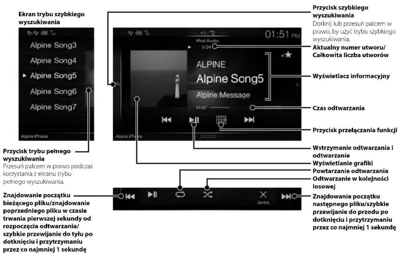 ALPINE X702DF - Obsługa odtwarzacza iPod/telefonu iPhone (Opcjonalne) - 1