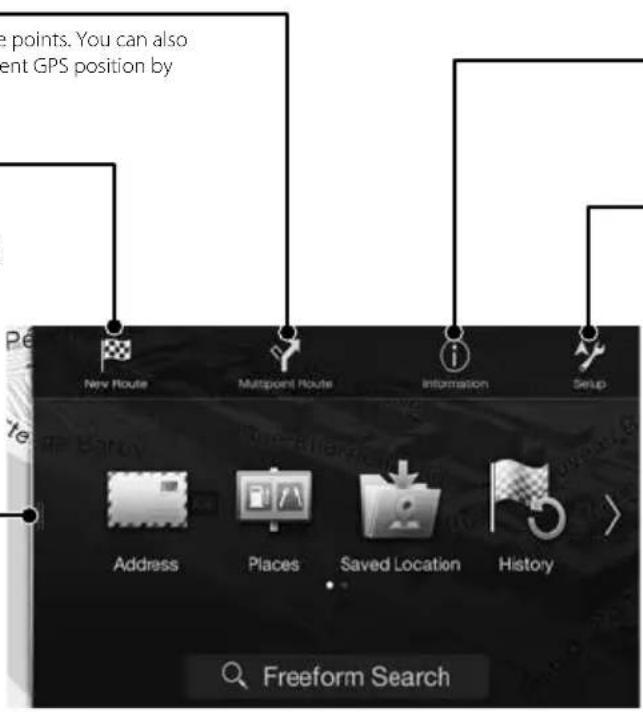 ALPINE X702DF - Access the Map - 1