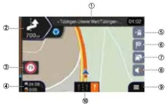 ALPINE INEW611DC - Funciones de.mapa - 1