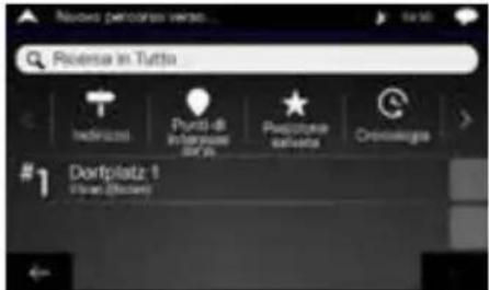 ALPINE INEW611DC - Impostazione di una destinazione - 1