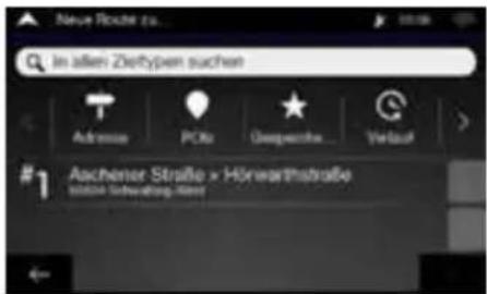 ALPINE INEW611DC - Zielort einstellen - 1