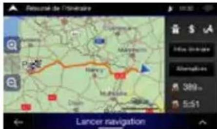 ALPINE INEW611DC - Réglage d'une destination - 5