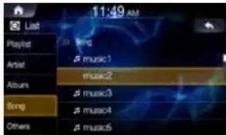 ALPINE INEW611DC - Searching iPod Music Files - 1