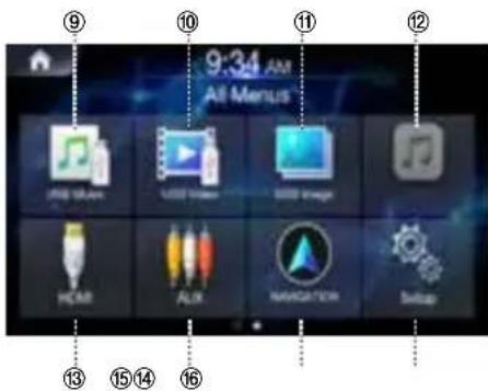 ALPINE INEW611DC - All Menus Screen - 3