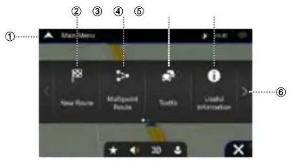 ALPINE INEW611DC - Navigation Menu - 2
