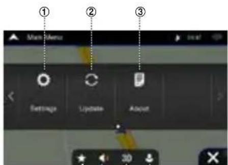 ALPINE INEW611DC - Navigation Menu - 3