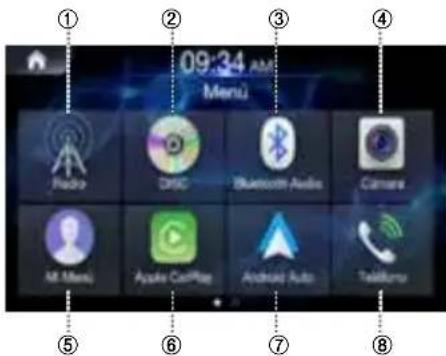ALPINE INEW611DC - Pantalla Menu - 2