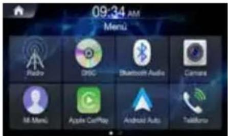 ALPINE INEW611DC - Pantalla Menu - 1