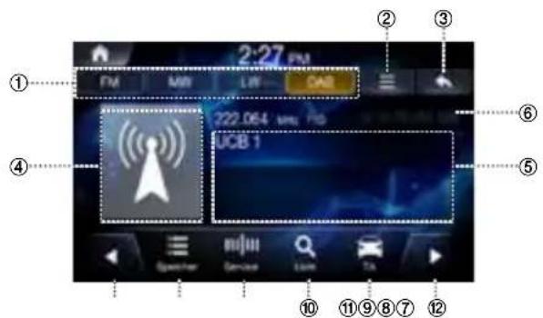 ALPINE INEW611DC - DAB Hauptbildschirm - 1