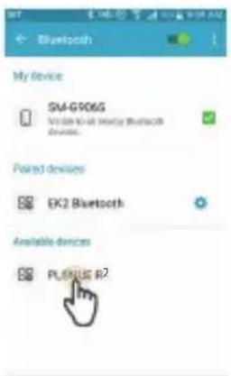 COWON Plenue R2 - Utilisation du Bluetooth - Signal d'applé - 2