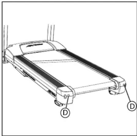 Life Fitness T3 Go - Centrage d'un TAPIS NEUF ou existant - 1