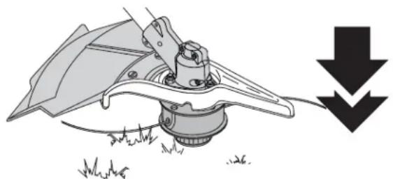 Yard-Man YM90 - Installation de l'accessoire de coupe ou autre - 8