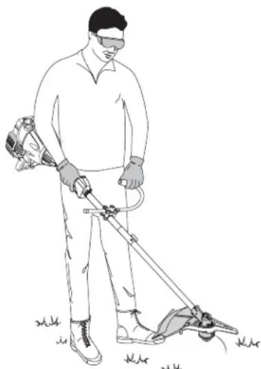 Yard-Man YM90 - Installation de l'accessoire de coupe ou autre - 7