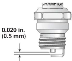 Yard-Man YM400 - CAUTION: Do not sand blast, scrape or clean electrodes. Grit in the engine could damage the cylinder. - 1