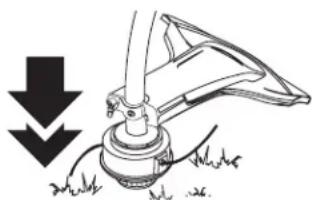 Yard-Man YM400 - RéGLAGE DE LA LONGUEUR DU FIL - 1