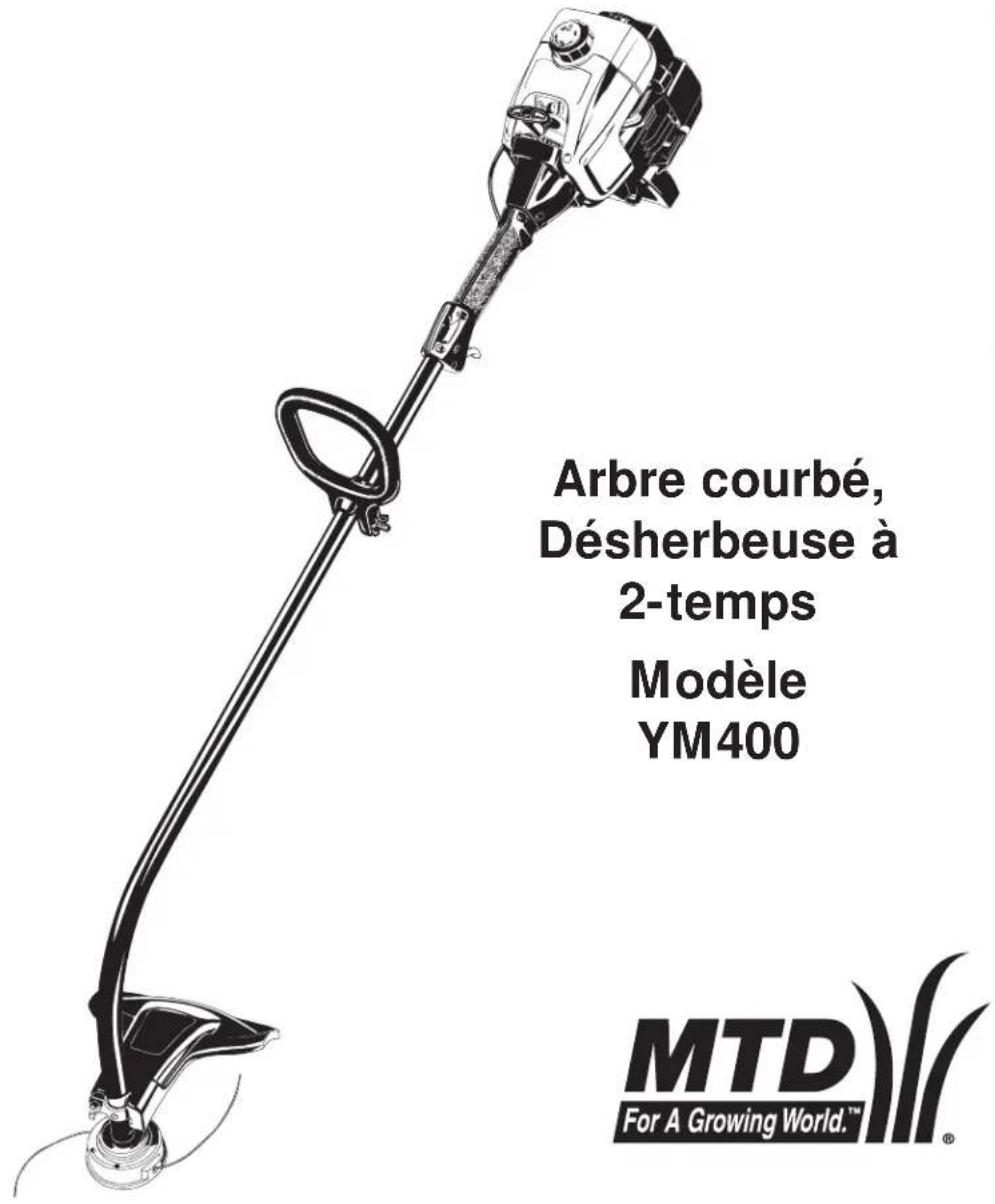 Yard-Man YM400 - Manuel de l'utilisateur - 1