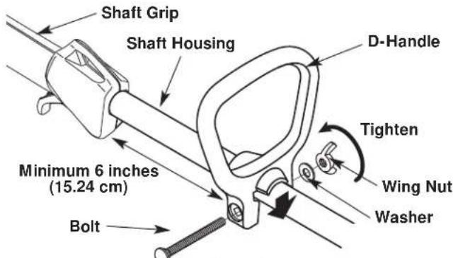 Yard-Man YM400 - Install and Adjust the D-handle - 1