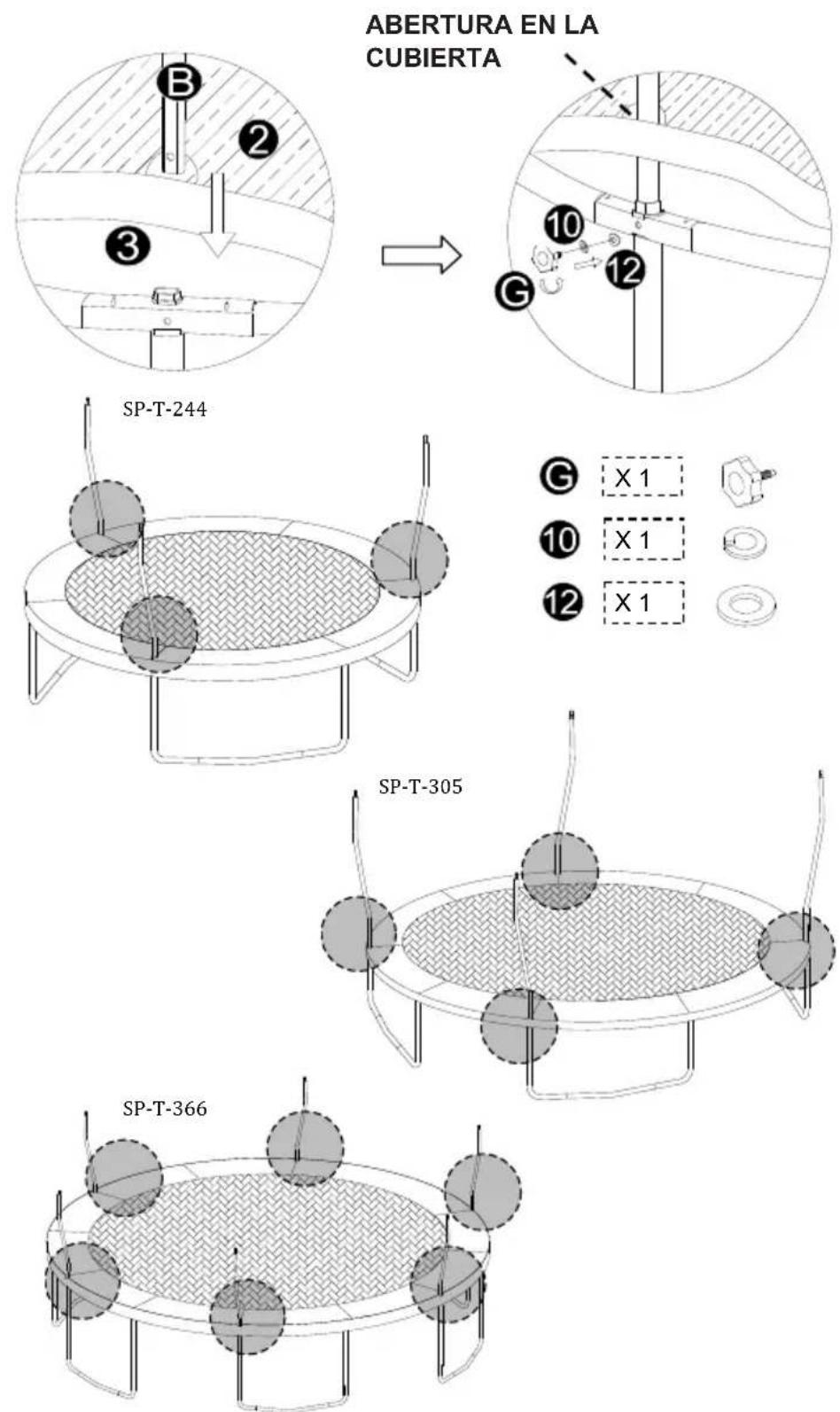 SportPlus SPT305 - MANUAL DE MONTAJE - 1