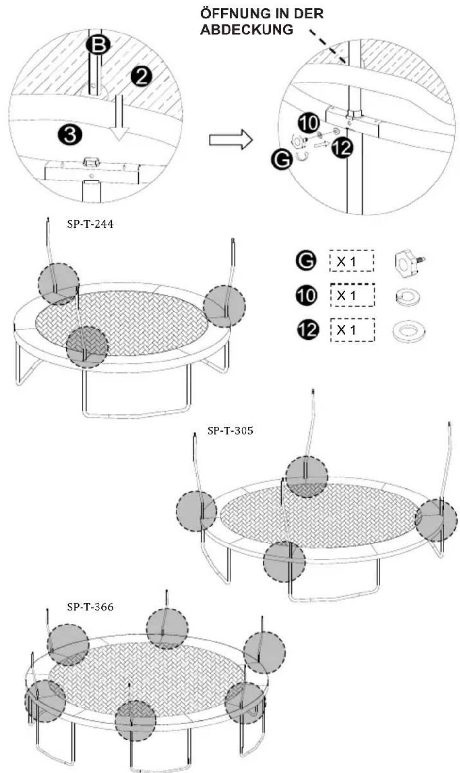 SportPlus SPT305 - AUFBAUANLEITUNG - 1