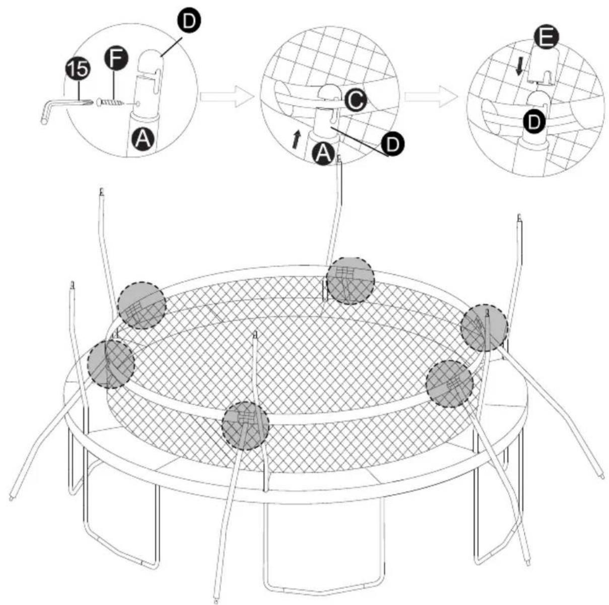 SportPlus SPT305 - AUFBAUANLEITUNG - 2