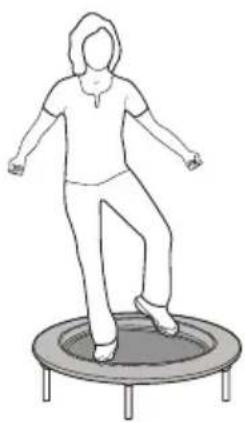 SportPlus SPT110 - EXERCISE 11: STAND ON ONE LEG. - 1