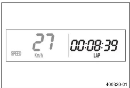 KTM 250 EXCF SIX DAYS (2018) - Λιτουργία ἐνδειξης SPEEDD/LAP (χρόνος γυρολούίου) - 1