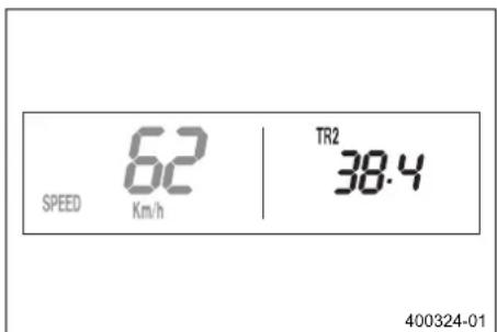 KTM 250 EXCF SIX DAYS (2018) - Λειουργία ἐνδειξης SPEED/TR2 (μερικός χλιομετρητής 2) - 1