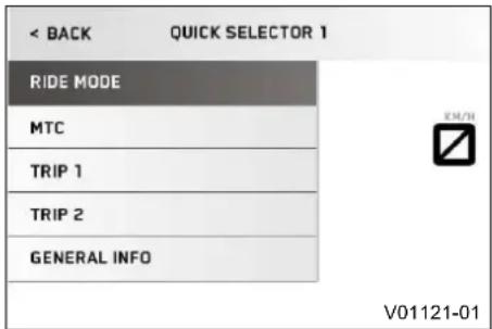 KTM 790 Duke L (A2) (2019) - Quick Selector 1 - 1
